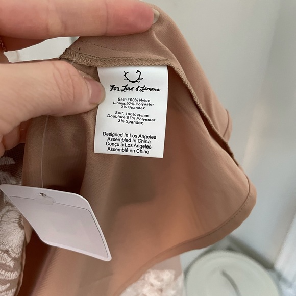 NWT For Love & Lemons White Lace Mini Dress - Picture 8 of 14